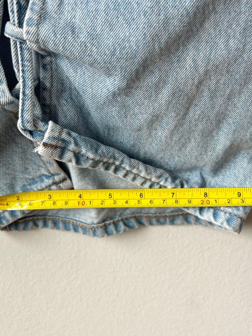 & Other Stories Atelier Lace Up Cut Out Jeans Light Wash Wide Leg 28 - Picture 12 of 13